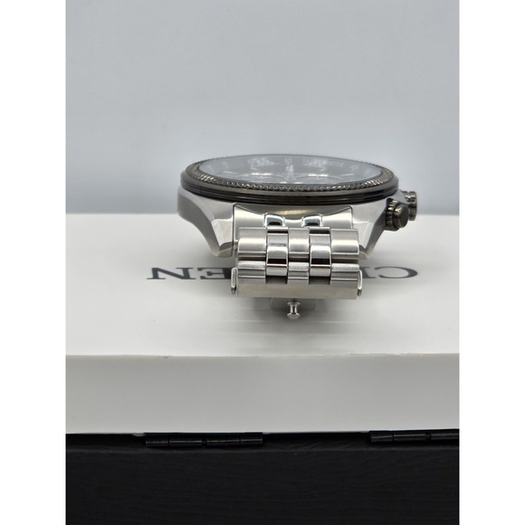 CITIZEN Collection Eco-Drive E820-R014803 Black Tachymeter Perpetual - NEEDS BAT - Picture 12 of 16